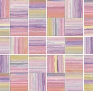 Керамическая плитка Фламинго лиловый Мозаика стандарт 10-31-51-271 25х50