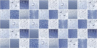 Керамическая плитка Ультрамарин синий Мозаика стандарт 10-31-65-276 25х50