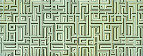 Nuvola Декор Verde Labirint 50,5×20,1