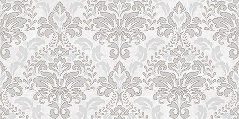 Afina Damask Декор серый 08-03-06-456 20×40