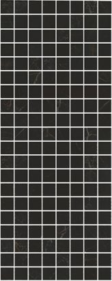 Керамическая плитка Алькала Декор черный мозаичный MM7204 20х50