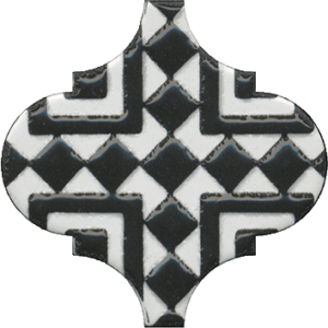 Керамическая плитка Арабески Декор глянцевый орнамент OS A25 65000 6