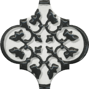 Керамическая плитка Арабески Декор глянцевый орнамент OS A26 65000 6
