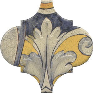 Керамическая плитка Арабески котто Декор орнамент OP A163 65000 6