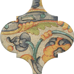 Керамическая плитка Арабески котто Декор орнамент OP A164 65000 6