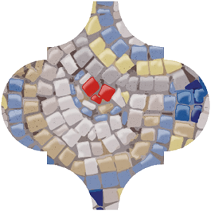 Керамическая плитка Арабески Майолика Декор Гауди OP A169 65000 6