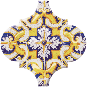 Керамическая плитка Арабески Майолика Декор орнамент OP A159 65000 6