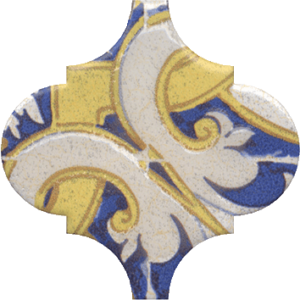 Керамическая плитка Арабески Майолика Декор орнамент OP A160 65000 6