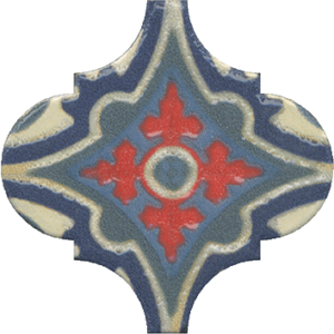 Керамическая плитка Арабески Майолика Декор орнамент OS A29 65000 6