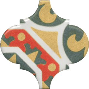 Керамическая плитка Арабески Майолика Декор орнамент OS A35 65000 6
