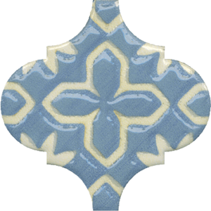 Керамическая плитка Арабески Майолика Декор орнамент OS A37 65000 6