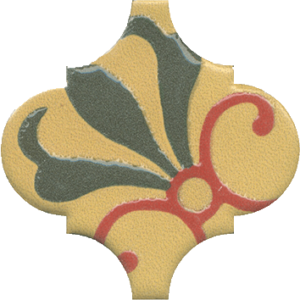 Керамическая плитка Арабески Майолика Декор орнамент OS A38 65000 6