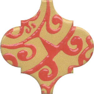 Керамическая плитка Арабески Майолика Декор орнамент OS A39 65000 6