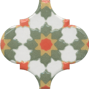 Керамическая плитка Арабески Майолика Декор орнамент OS A40 65000 6