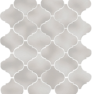 Керамическая плитка Арабески Майолика серый светлый 65011 26х30
