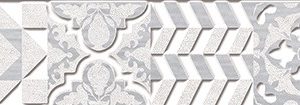 Керамическая плитка Bastion Бордюр серый 46-03-06-454 4