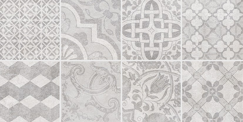 Bastion Декор с пропилами мозаика серый 08-03-06-453 20×40