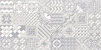 Керамическая плитка Bastion Декор серый 08-03-06-454 20х40