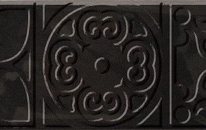 Керамическая плитка Bulevar Altair Black Decor Декор 100x300 мм 16