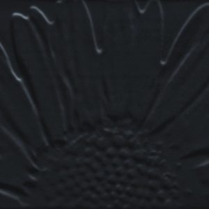 Керамическая плитка Colour Black Декор Sunflower 59
