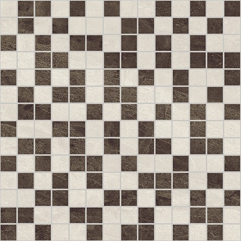 Crystal Мозаика коричневый+бежевый 30×30