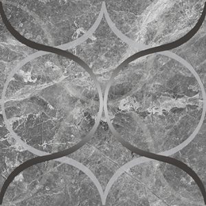 Керамическая плитка Crystal Resonanse Декор серый 30х60