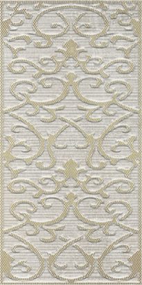 Керамическая плитка Deja Vu Gold White Декор Damask (K941991) 30x60