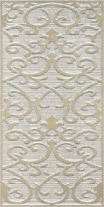 Deja Vu Gold White Декор Damask (K941991) 30×60