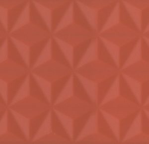 Керамическая плитка Диагональ красный структура обрезной 12120R 25х75