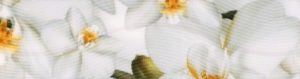 Керамическая плитка Энигма 3 Бордюр "цветы" 40х6