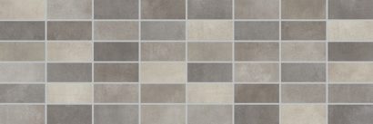 Керамическая плитка Fiori Grigio Декор мозаика темно-серая 1064-0048 1064-0103 20х60