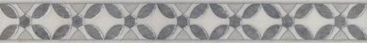 Керамическая плитка Галдиери Бордюр напольный серый лаппатированный ALD A08 SG2210L 60х7