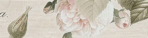 Керамическая плитка Garden Rose beige Бордюр 01 6