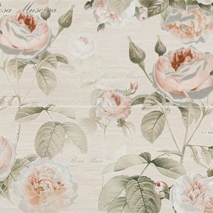 Керамическая плитка Garden Rose beige Панно 01 50х60