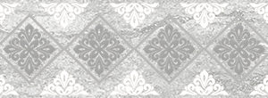 Керамическая плитка Glossy Бордюр серый 4