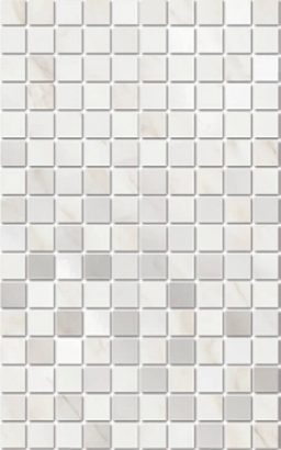 Керамическая плитка Гран Пале Декор белый мозаичный MM6359 25х40
