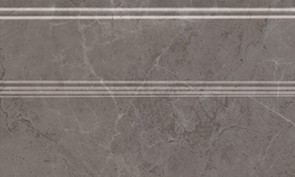 Керамическая плитка Гран Пале Плинтус серый FMB011 15х25