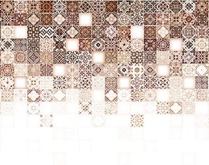 Керамическая плитка Hammam облицовочная плитка рельеф бежевый (HAG011D) 20x44
