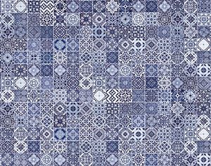 Керамическая плитка Hammam облицовочная плитка рельеф голубой (HAG041D) 20x44