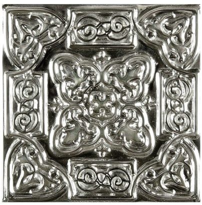 Керамическая плитка Kavarti - Persia Nickel металлическая плитка 50х50мм  52