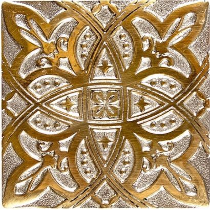 Керамическая плитка Kavarti - Zodiac Zircon металлическая плитка 75х75мм  16