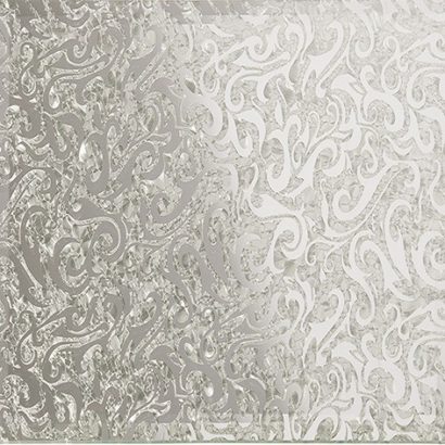Керамическая плитка Квадратная зеркальная серебряная плитка Алладин-3 КЗСАл-3 - 250х250 мм 10шт