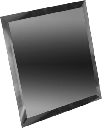 Керамическая плитка Квадратная зеркальная серебряная плитка с фацетом КЗС1-15 15х15