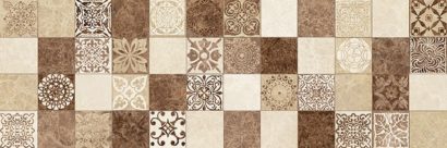 Керамическая плитка Libra Плитка настенная мозаика коричневый 17-30-11-486 20х60