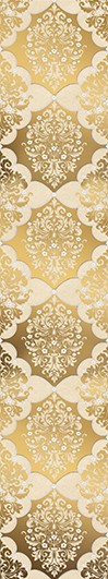 Магриб Бордюр настенный золотой 1507-0011 7,75×45