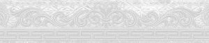 Керамическая плитка Мармара Олимп Бордюр серый 58-03-06-660 5х60
