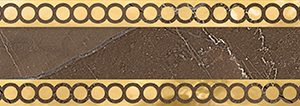 Керамическая плитка Миланезе дизайн Бордюр Римский марроне 1506-0159 3