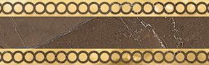 Керамическая плитка Миланезе дизайн Бордюр Римский марроне 1506-0419 3