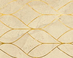 Керамическая плитка Миланезе дизайн Декор Тресс крема 1664-0157 20х60
