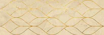 Керамическая плитка Миланезе дизайн Декор Тресс крема 1664-0157 20х60